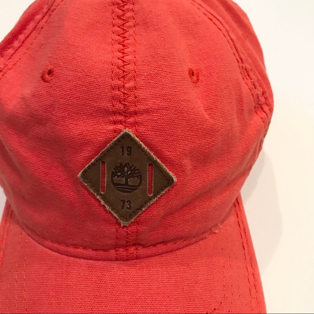 Timberland Diamond Leather Patch Logo Canvas Cap - image 2